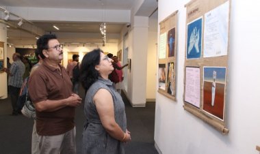 'हम सब सहमत' में दिखी अत्याचार के खिलाफ मुखर कलाकृतियां