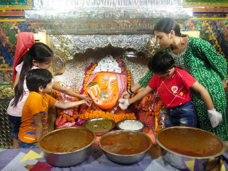 Ganesh Chaturthi: परकोटा गणेश मंदिर में 31000 मोदकों की झांकी व महाआरती