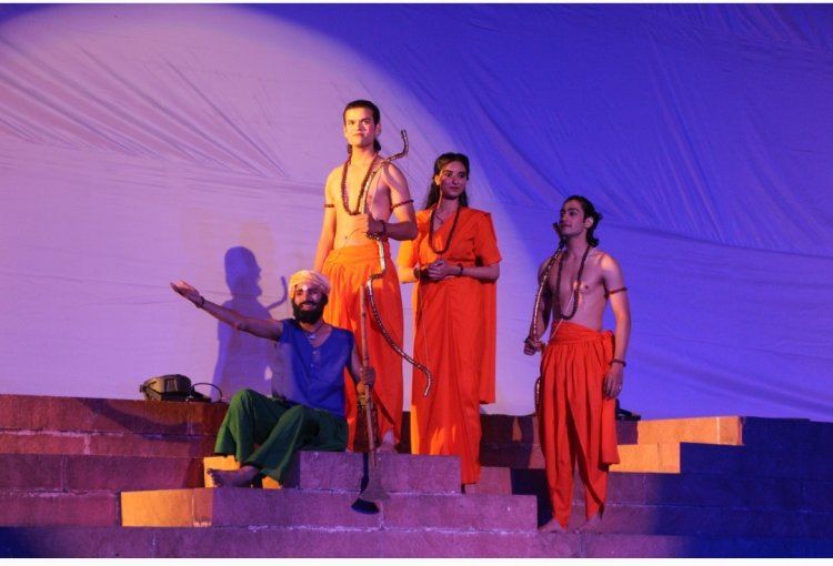 Dussehra drama festival: केवट प्रसंग में हैया हो हैया... जीवन नैया खेवन हारे रे भैया.. गाने की प्रस्तुति ने उत्सव में लगाए चार चांद