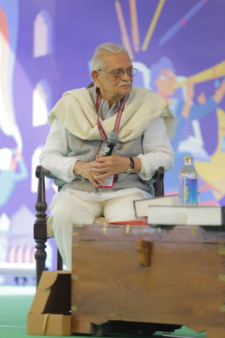 Jaipur Literature Festival: हर भाषा की अपनी ख़ुशबू होती है -गुलज़ार 