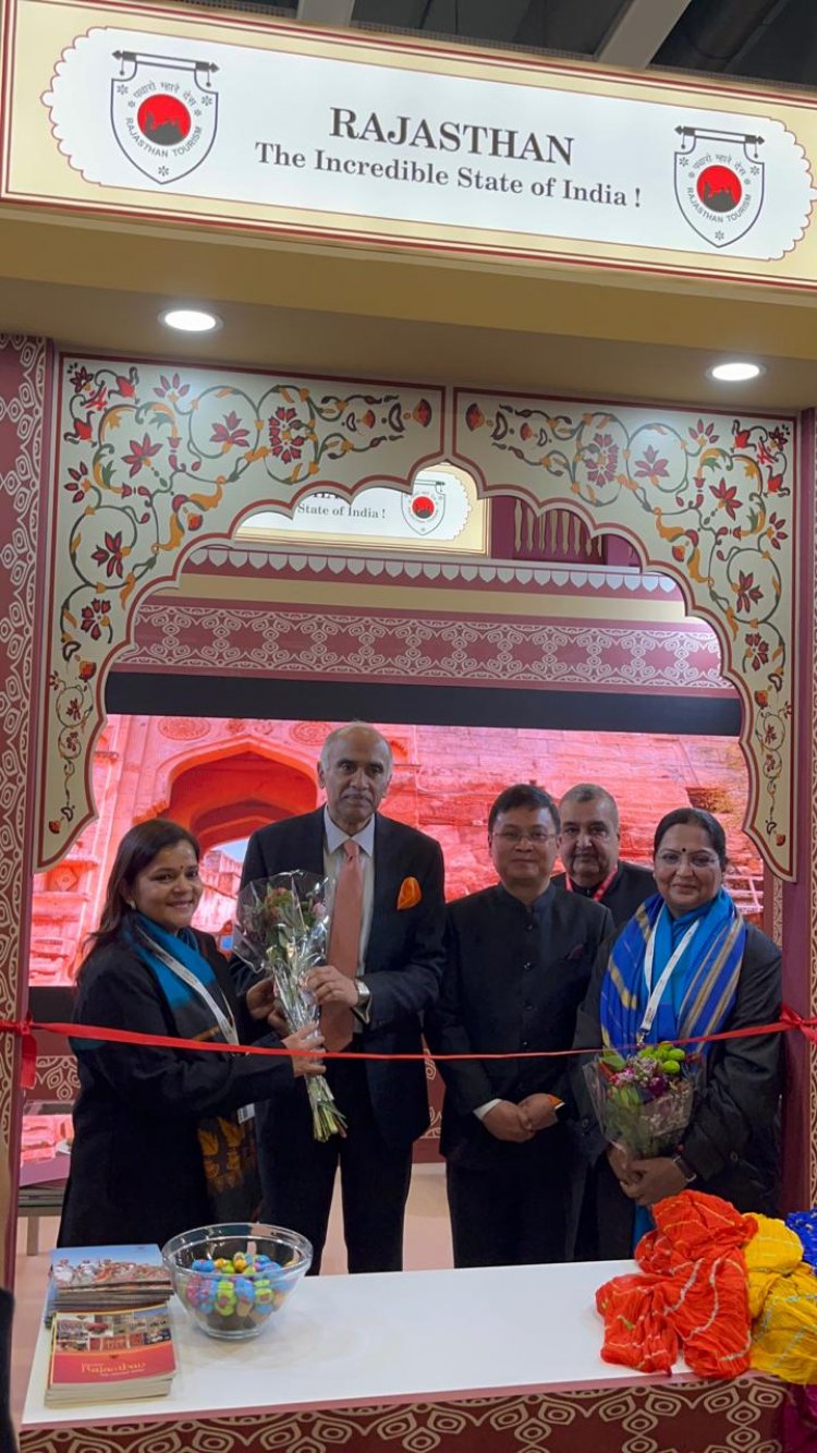 Rajasthan Tourism Department's pavilion: आईटीबी बर्लिन में राजस्थान पर्यटन विभाग का पवेलियन बना सभी के आकर्षण का केंद्र