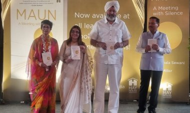book Maun, A Meeting with Silence: पुस्तक मौन, ए मीटिंग विद साइलेंस का विमोचन