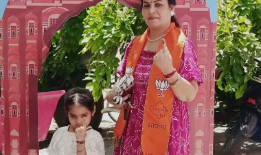 Loksabha election: समाज सेविका डॉ.श्वेता शर्मा ने लोगों को मतदान के लिए किया प्रेरित