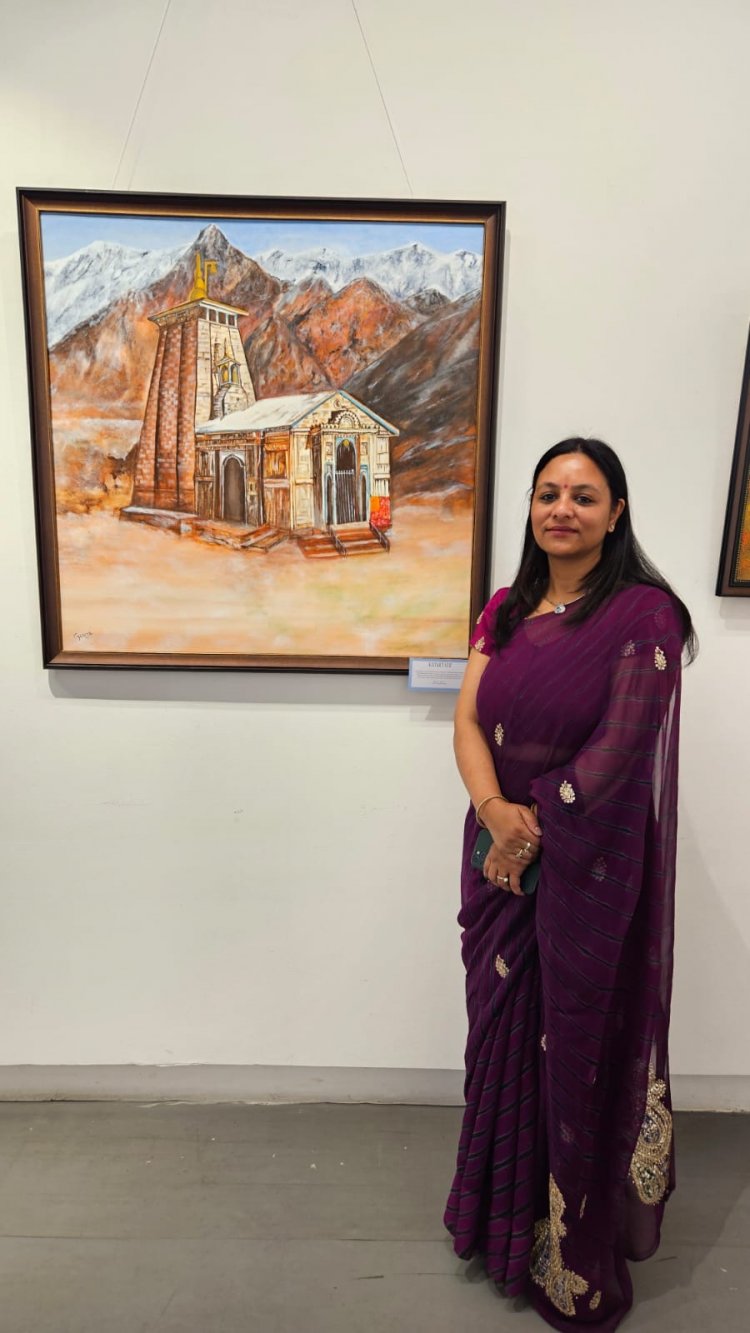 paintings exhibition: धरोहर" थीम से प्रेरित चित्रों की एक प्रदर्शनी संपन्न