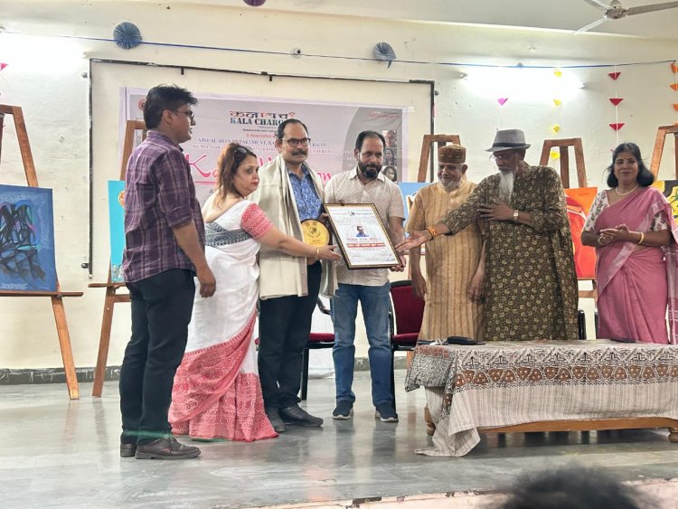 National Level Artist program: कलाकारों ने कैनवास पर टैलेंट दिखाया