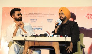 'Bad News movie: ‘बेड न्यूज़’ के प्रमोशन के लिए जयपुर पहुंचे विक्की कौशल और एम्मी विर्क