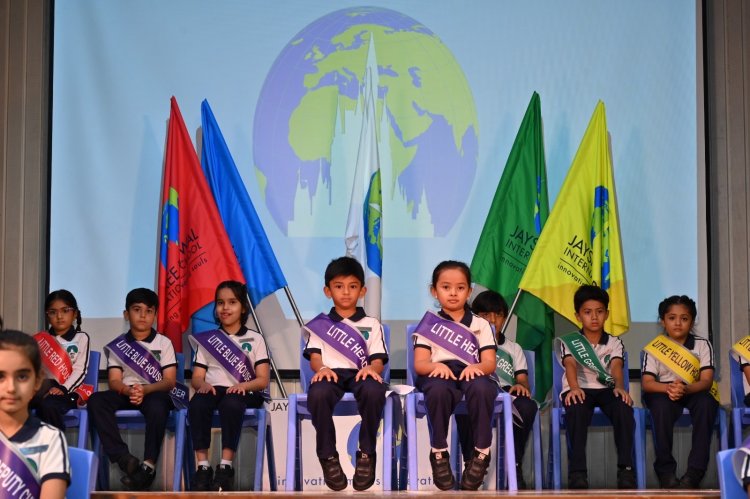 Grade 2 Student Council Investiture Ceremony: ग्रेड 2 छात्र परिषद अलंकरण समारोह का हुआ आयोजन