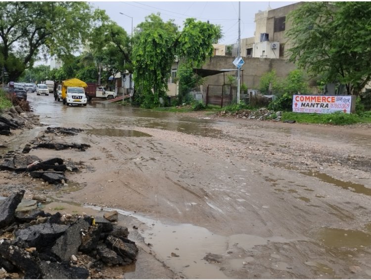 heavy rain in jaipur news: जयपुर में भारी बारिश, कई कॉलोनियों में भरा पानी