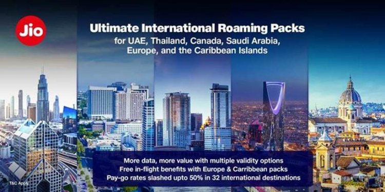 Jio international roaming packs: जियो ने लॉन्च किए आकर्षक अंतर्राष्ट्रीय रोमिंग पैक्स