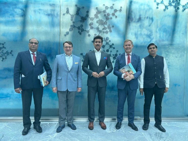 Colonel Rajyavardhan Rathore's visit to Switzerland:कर्नल राज्यवर्धन राठौड़ की स्विट्जरलैंड यात्रा: स्विस कंपनियों ने रेल विद्युतीकरण, फार्मा क्षेत्र में सहयोग में रुचि दिखाई