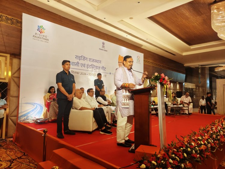 Chief Minister Shri Bhajan Lal Sharma meets non-resident Rajasthani and Marwari community of Jharkhand