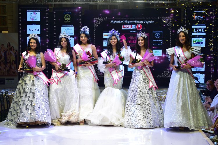 Elite Miss Rajasthan nisha chauhan: निशा चौहान के सिर सजा एलिट मिस राजस्थान- 2024 का ताज