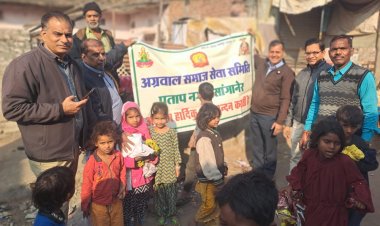 जरूरतमंदों को गर्म कपड़ों का वितरण