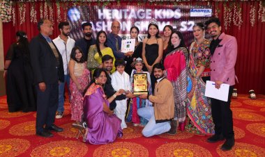 Heritage Kids Fashion Show Season 2: मिस कैटेगरी में अहाना और मिस्टर में रुद्र ने जीता हेरिटेज किड्स फैशन शो सीजन 2 का विनिंग टाइटल