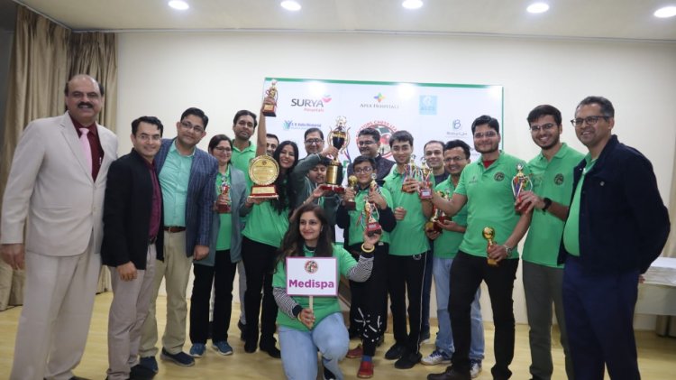 Doctor Chess League: डॉक्टर्स शतरंज लीग में न्यूरो केयर हॉस्पिटल विजेता, मेडिस्पा उपविजेता