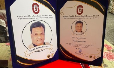 डिजिटल फॉरेंसिक में उत्कृष्ट योगदान के लिए सुशील कुमार शर्मा को अंतर्राष्ट्रीय अचीवर अवार्ड