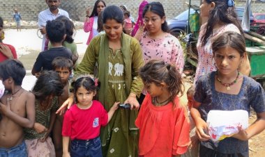 जरूरतमंद बच्चों के साथ मनाया जन्मदिन