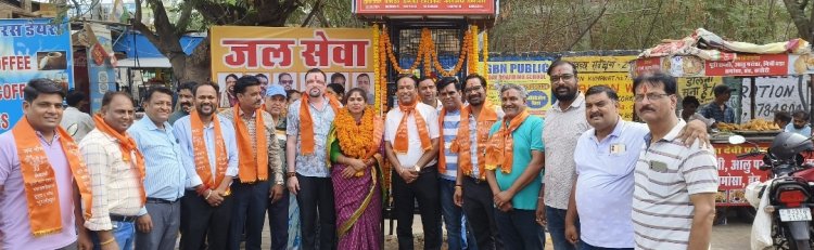 मुरलीपुरा पर ठंडे पानी का फ्रिज लगाया