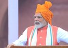 प्रधानमंत्री नरेंद्र मोदी ने लहराया तिरंगा, गूंजे देशभक्ति के जयघोष"