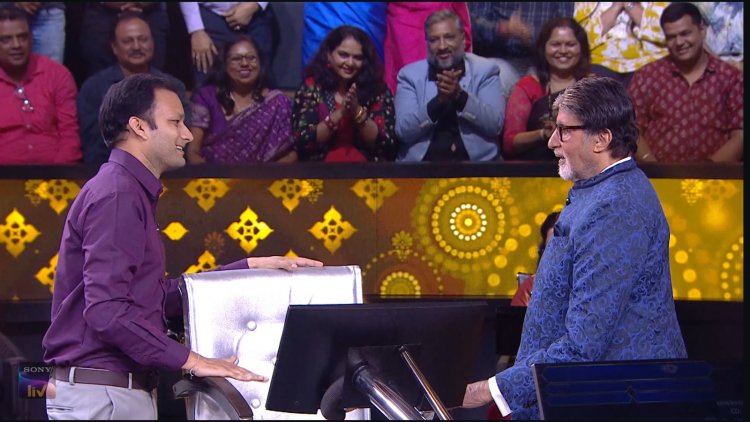 Quiz Show Kaun Banega Crorepati: जयपुर के आशीष शर्मा पहुंचे KBC की हॉट सीट