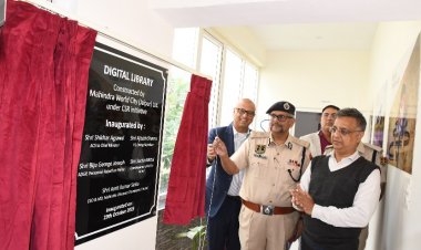 रिज़र्व पुलिस लाइन जयपुर में डिजिटल लाइब्रेरी का शुभारंभ