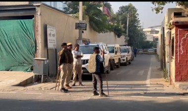 जयपुर के सिविल लाइंस इलाके  में लेपर्ड का आतंक: स्कूल में घुसा, हाई-सिक्योरिटी जोन में मची भगदड़