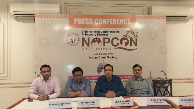 “एरा ऑफ पल्मोनरी रिवोल्यूशन: बैक टू पिंक” थीम पर जयपुर में होगा नैपकॉन 2025