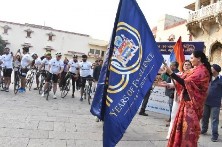 मेयो कॉलेज की 150वीं वर्षगांठ पर ‘राइड टू मेयो 150 किमी’ साइकिल रैली का भव्य आगाज