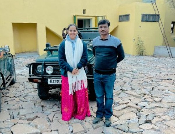 झालाना में शटल क्वीन का वन्य रोमांच, साइना नेहवाल ने देखा लेपर्ड ‘राणा’ का शाही अंदाज