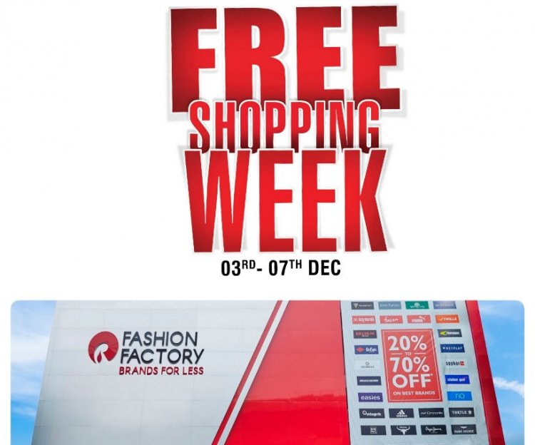 Free Shopping Week of Fashion Factory: फैशन फैक्ट्री का FREE SHOPPING WEEK  ₹5000 की शॉपिंग पर सिर्फ ₹2000 पे करो, और वापस पाओ ₹2000 के गिफ्ट + वाउचर