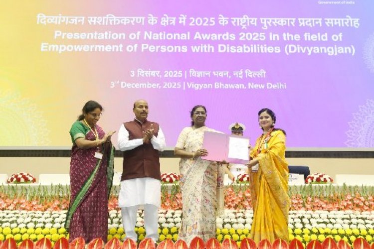 दिव्यांग चित्रकार दीपाली शर्मा को मिला राष्ट्रपति सम्मान, जयपुर की कला प्रतिभा पर राष्ट्रीय मुहर