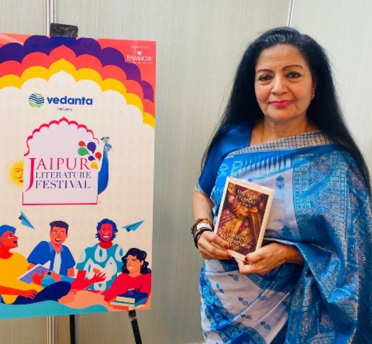 राजस्थान से पहला प्रेम और साड़ी की वैश्विक पहचान: लक्ष्मीपुरी का आत्मीय संवाद