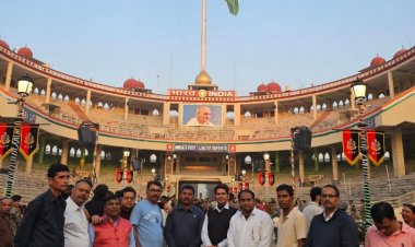 अटारी बॉर्डर पर गूंजा राष्ट्रगौरव, पीआईबी जयपुर के पत्रकारों ने अमृतसर में महसूस की देशभक्ति की धड़कन