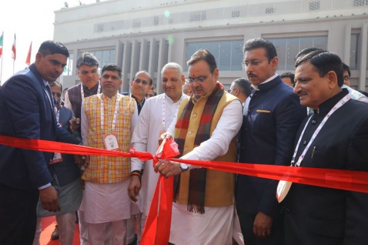 India Stone Mart 2026 Jaipur: मुख्यमंत्री भजनलाल शर्मा ने किया इंडिया स्टोनमार्ट 2026 का उद्घाटन बोले  राजस्थान का पत्थर हमारी विरासत भी है और भविष्य भी
