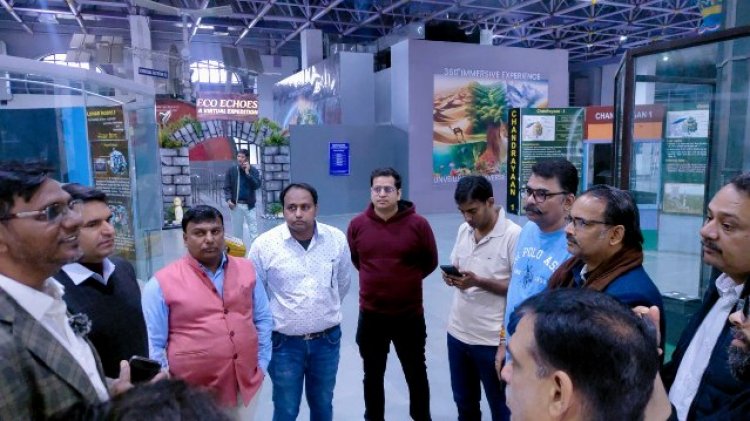 From Dinosaurs to Deep Space: PIB Jaipur Media Delegation Explores India’s Largest Edutainment Science Hub in Kapurthala