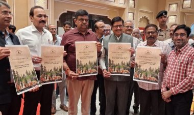 जयपुर टाइगर फेस्टिवल का काउंटडाउन शुरू: वन मंत्री संजय शर्मा ने किया पोस्टर लॉन्च, दिया हरियाली का संदेश