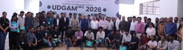Innovation Ignites at UDGAM 2026: Students Pitch Ideas as Industry Leaders Converge at IITRAM