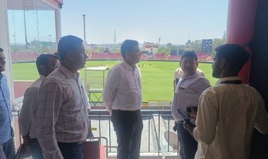 IPL 2026 से पहले जयपुर में हाई अलर्ट: SMS स्टेडियम में सुरक्षा, स्वास्थ्य और सुविधाओं पर कलेक्टर की सख्त नजर