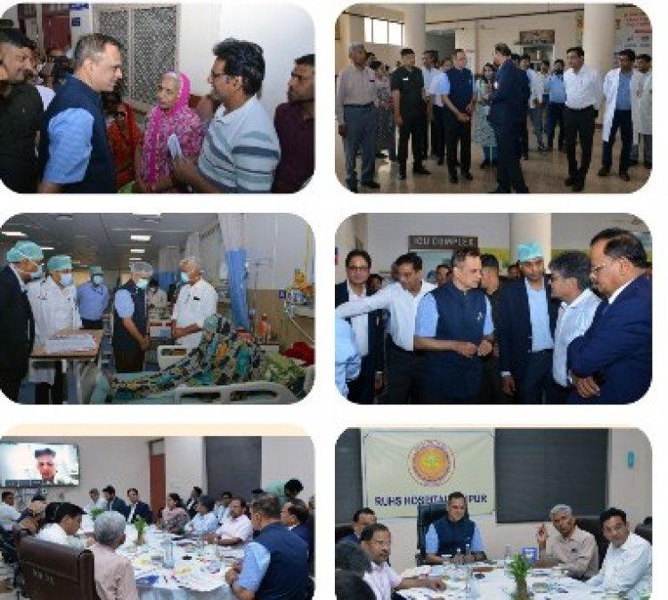 आरयूएचएस बनेगा ‘रिम्स’: मुख्य सचिव वी. श्रीनिवास का बड़ा एक्शन, स्वास्थ्य सेवाओं को मिलेगा वर्ल्ड क्लास अपग्रेड