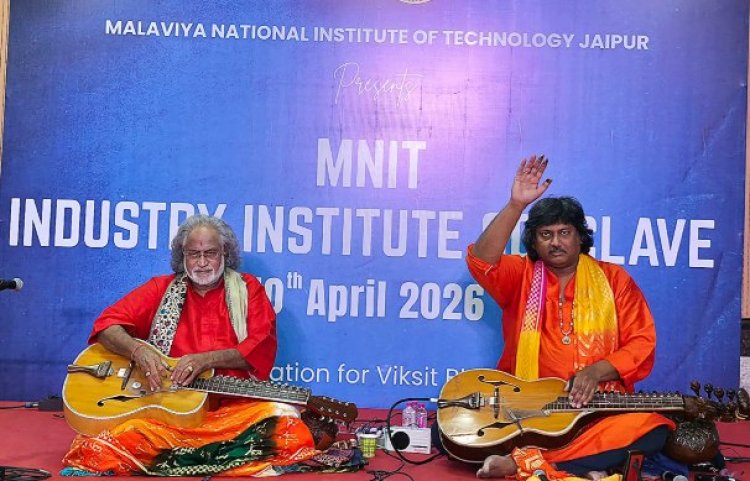 “When Strings Spoke to the Soul: A Mesmerizing Musical Dialogue by Pandit Vishwa Mohan Bhatt & Salil Bhatt Enchants Jaipur”