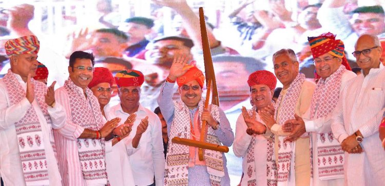 ओसियां से CM भजनलाल का बड़ा ऐलान: किसानों को तकनीक से समृद्धि, 416 करोड़ के विकास कार्यों की सौगात