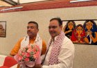 Rajasthan CM Bhajanlal Sharma Attends Kolkata Oath Ceremony, Congratulates Suvendu Adhikari