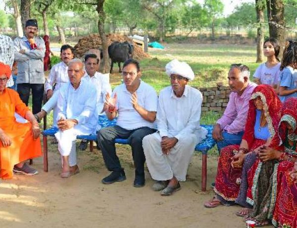 Government Walks Into Villages: CM Bhajan Lal Sharma Connects Directly With Rural Rajasthan in Jajod