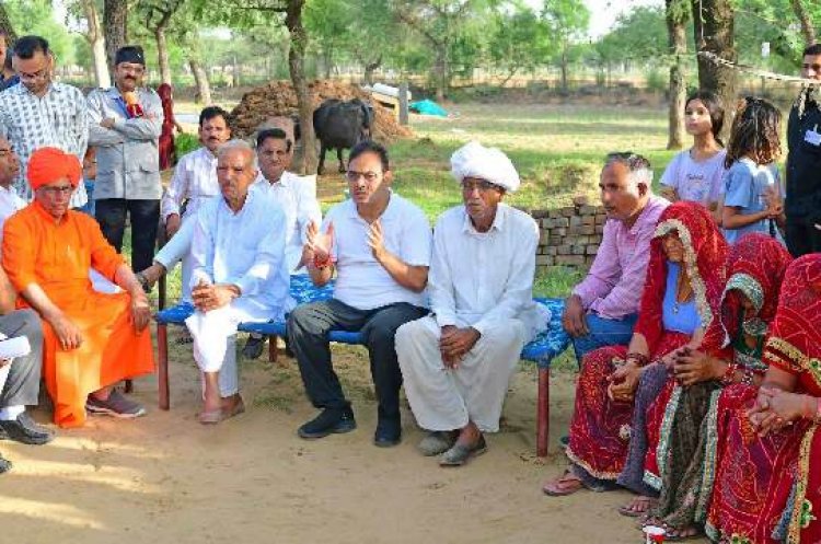 Government Walks Into Villages: CM Bhajan Lal Sharma Connects Directly With Rural Rajasthan in Jajod