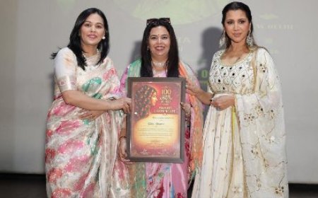 Jaipur’s Shikha Sharma Honoured With “100 Iconic Women of India 2026” Award