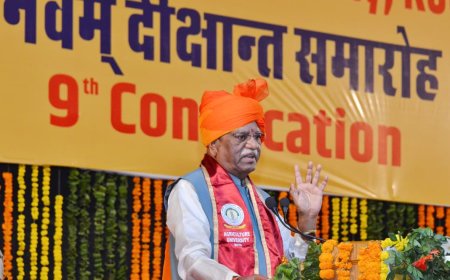 खेती में AI, ड्रोन और स्टार्टअप्स का नया दौर: राज्यपाल बोले- युवा नौकरी मांगने वाले नहीं, रोजगार देने वाले बनें