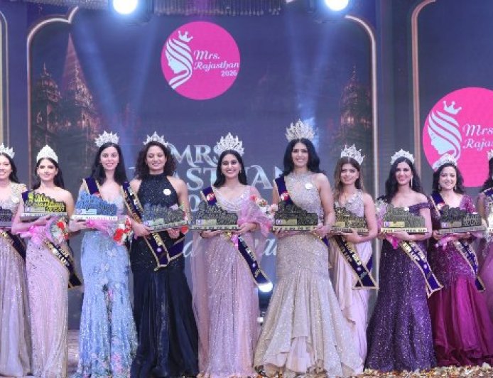 Mrs Rajasthan 2026: 1700 महिलाओं के बीच चमकीं उमा मीना और श्वेता कंसाना
