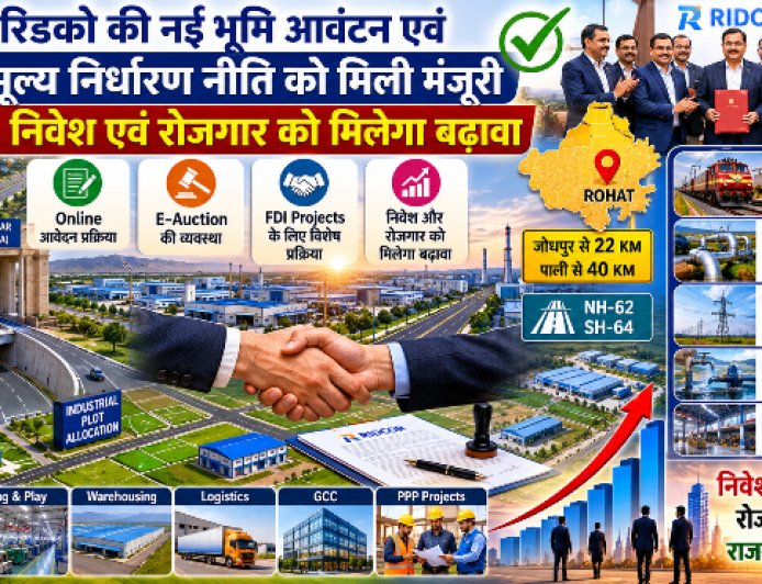 823 करोड़ की Rail Connectivity, 1186 एकड़ Industrial Land और नई Policy का कमाल: राजस्थान में निवेशकों के लिए खुलने जा रहे हैं सुनहरे दरवाजे