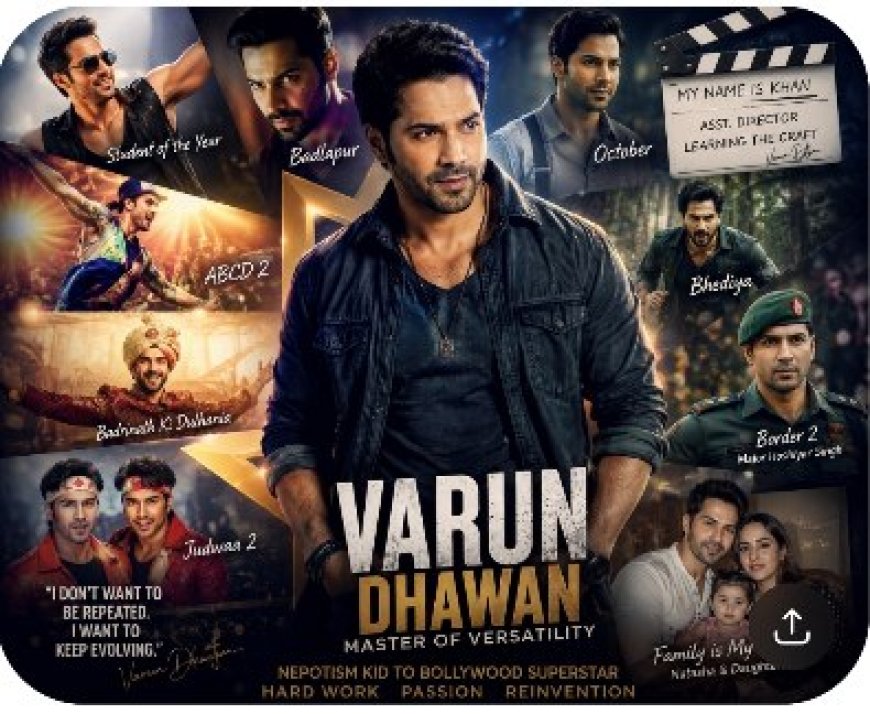 ‘Nepotism Kid’ से बना Bollywood का Most Versatile Superstar! Varun Dhawan की वो अनकही स्ट्रगल स्टोरी, जिसने बदल दी पूरी गेम