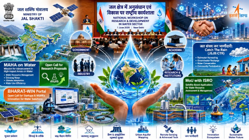 Water Innovation की नई क्रांति का आगाज़: Government, Industry और Startups पहली बार एक मंच पर, लॉन्च होंगे MAHA on Water और BHARAT-WIN जैसे बड़े मिशन